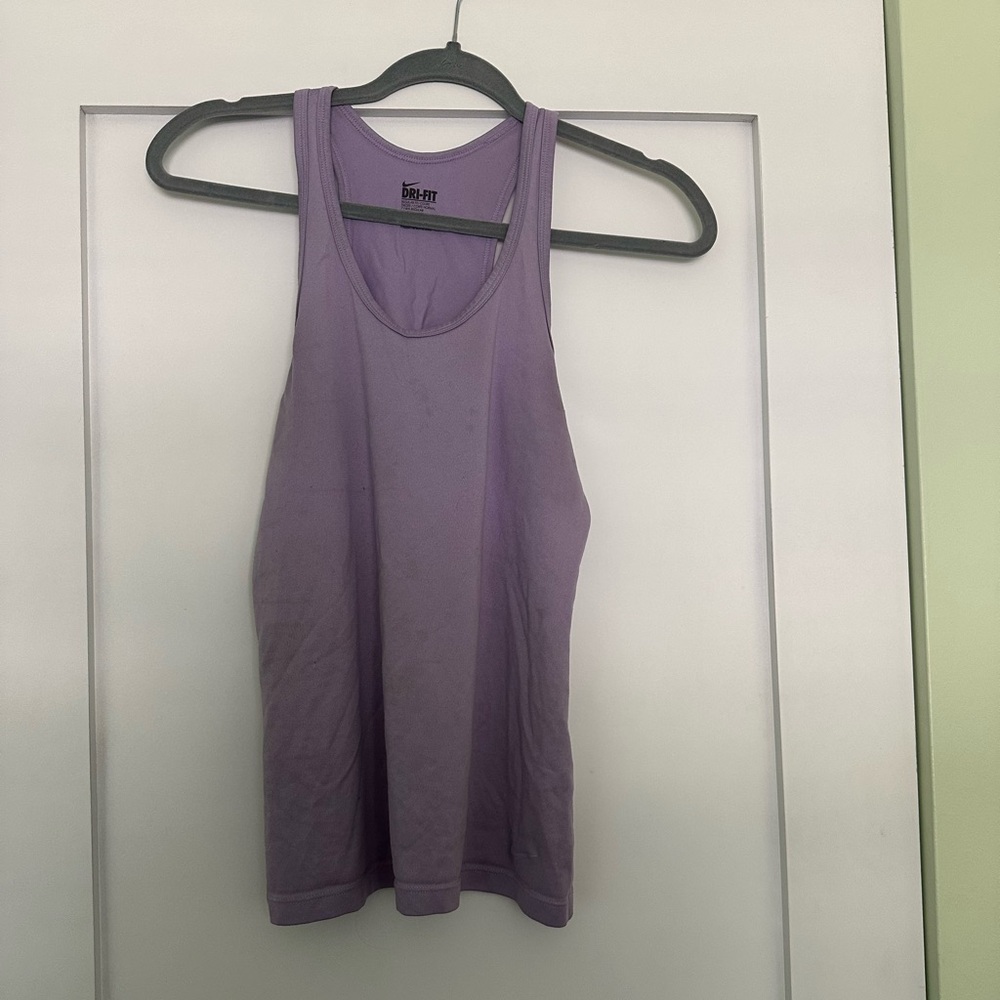 Nike Lilac Purple Women's Tank Top - Small